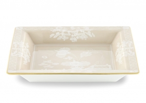 Ginori Oriente Italiano Meringa Large Square Change Tray